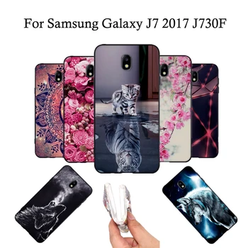 5.5 palcový TPU EÚ Verzia PRE Funda Samsung Galaxy J7 2017 puzdro J7 Pro 2017 J730 Telefón Späť NA Coque Samsung J7 2017 Prípade