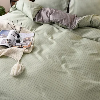 Koberčeky posteľné prádlo sady 2-3ks deka kryt perinu, obliečka na vankúš, trávovo zelená