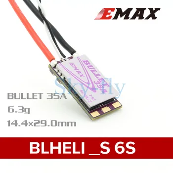 EMAX Mini Ultra Ľahké BLHeli-S DSHOT Bullet FPV ESC 35A Striedavé Rýchlosť Radiča Na palube RGB LED