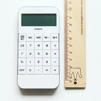 1 ks/Pack Prenosné Ručné Vrecku Smartphone-Tvarované 10-Digitálne Kalkulačka pre Školy Grafické efekty & Office