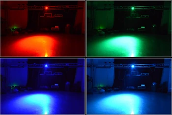 Nový príchod Vysoký jas 12x1W svetla na pozadí svadobné štádium RGBW 30W led par svetlo pre strany, bar disco dj show