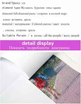5D DIY Diamond Vyšívanie, Maľovanie Diamond Mozaiky Diamond Výšivky Vzor Záľuby a Remesiel Domova Dary