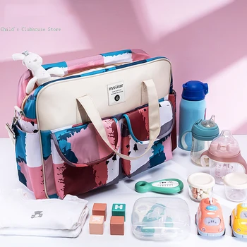 Jednoduchý-ramenný messenger prenosné múmiový taška nepremokavé veľká-kapacita multifunkčné matka a dieťa výlet taška