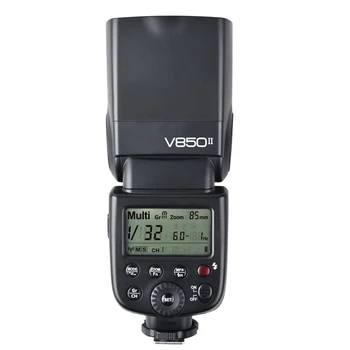 Godox V850II GN60 2.4 G Wirless X Systém Speedlite w/ Li-ion Batéria zábleskové Svetlo pre Canon Nikon Pentax Olympus