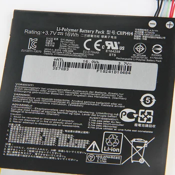 Originálne veľkoobjemový Z380 Batéria Pre ASUS ZenPad 8.0 Moc Prípade CB81 Z380 Série C11P1414 4170mAh
