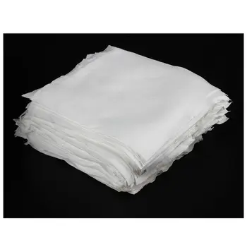 Bezprašné čistých priestorov Stierač utieranie tkaniny 4 palca x 4 palce, 400 Ks Biele
