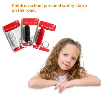 Self Defense Alarm 120dB Vajcia Tvar Dievča Ženy Bezpečnostnú Ochranu Upozornenie Osobné Bezpečnostné Kričať Nahlas Keychain Poplachový dropsh