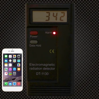 2019 Nové Elektromagnetického Žiarenia Detektor LCD Digitálny EMF Meter Dozimeter Tester DT1130 Uvedením Prístroja