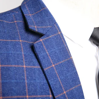 HOHO2020 mužov ikony Britskej módy pre voľný čas oblek biznis oblečenie vyhovuje troch kusov