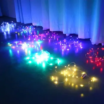 Led Vodotesný Medený Drôt String Svetlo Svietidla Nočné Svetlo Vianočné Tvorivé Miestnosti Dekorácie Svetlá Strana Žiariace Nástroje