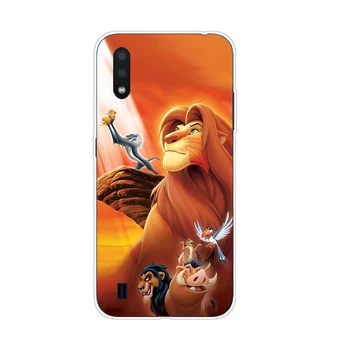 73 lion king simba Mäkké Silikónové Tpu Kryt telefón puzdro pre Samsung Galaxy A01 A10 2019 A20 A20E A20S M11 M21 prípade