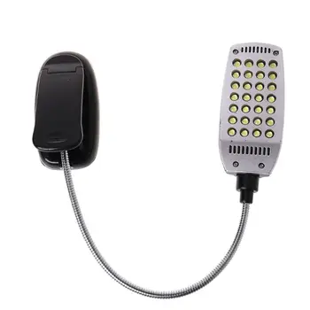 Flexibilné USB/Batérie 28 LED Žiarovky Svetlo Klip-na Posteľ stolná Lampa Nové