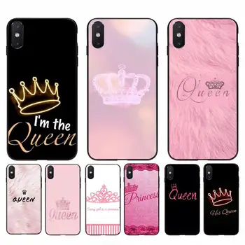 Babaite Kráľovná Kráľ Korunná Princezná Coque Shell Telefón puzdro pre iphone 11 Pro Max X XS MAX 6 6 7 8 plus 5 5S 5SE XR SE2020