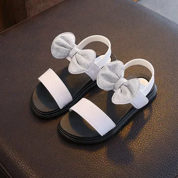 Deti topánky Dievčatá sandály 2021 lete nové kórejské dievčatá non-slip flitrami pláže topánky veľké deti, študentov, bežné sandále Škola s