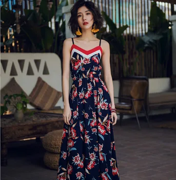 Aby plážové sukne ukázať tenké ženy lete nové Thajsko milostné city prímorské na condole pás sukne, šaty šaty