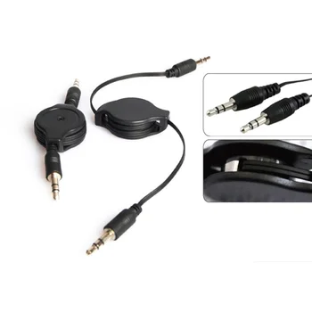 MP3 Rozhranie Pripojenie Zvuku Elektronické Samec Samec Aux Auto Prenos Audio Stereo Dátový Kábel