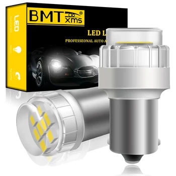 BMTxms Pre Hyundai MK2 i20 Aktívne Kupé Auto LED Zadnej strane Zálohy Svetlo Canbus BA15S P21W 1156 bez Chýb Žiarovky Biela 6000K