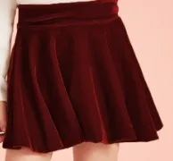 Novorodenca Dievča Pol Oblečenie High-Pás Sukne Velvet Farbou Skladaný Princess Pád Teplé Sukne Najnovšie Módne Oblečenie