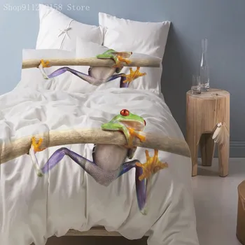 Pokemon Perinu Deti King Bed Listy Bielej posteľnej bielizne Nastaviť Super Textúra Multi-size Bed Kryt 3D Beding Nastavte položku[Č Listov]