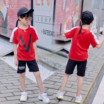 Chlapec je krátky rukáv vyhovovali 2020 nové letné detské dve dielna sada chlapca kórejská verzia dieťa oblečenie pre deti, oblečenie pre chlapcov oblek