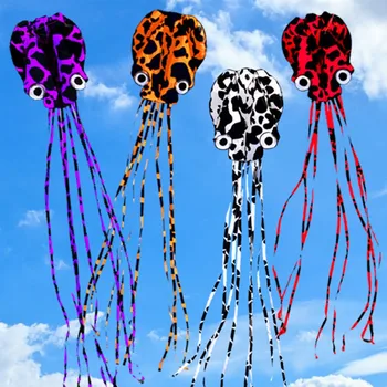 Softvér Octopus Kite s Dlhým Chvostom Outdoorové Aktivity Dospelých, Deti Hračka Lietanie Draka Vonkajšie Jednoduché Lietať воздушный змей drakov dospelých