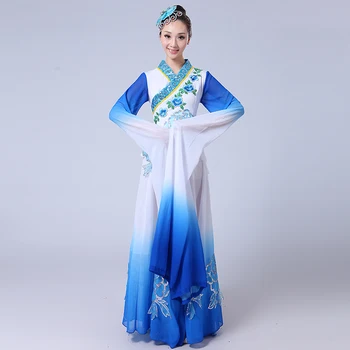 Voda rukávy Starovekej čínskej kostým Tradičné čínske oblečenie pre ženy Hanfu šaty Čínske tradičné tanečné kostýmy