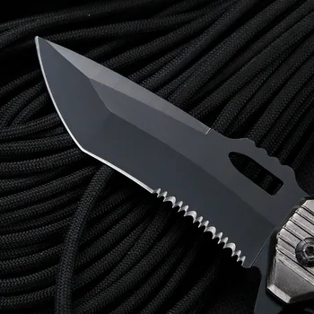 Vysoko Kvalitné Skladacie Taktický Nôž Vreckový Nôž z Nehrdzavejúcej ocele, Rukoväť, skladací lovecký nôž rýchlo otvoriť camping vreckový nôž