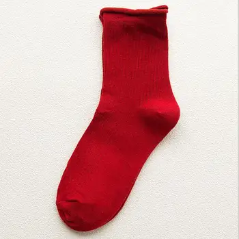 Candy Ponožky Módne Vertikálne Pruhy Ponožka Bavlna Japonský Farbou Hromadu Haldy Ponožky Bežné Priedušná Žena Trubice Ponožky