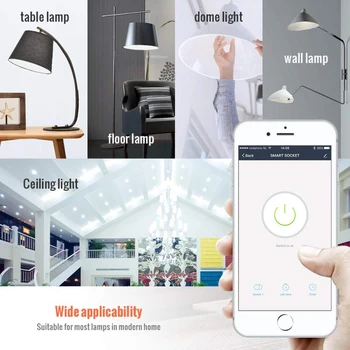 9W, WiFi, Smart Žiarovky B22 E27 LED RGB Biela Lampa Práce Prevádzkovať Alexa Google Asistent 110-220V Tuya APLIKÁCIE Smart Home Smartphone
