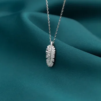925 Silver Pierko Náhrdelník Šperky Minimalizmus Prívesky Elegantné Chocker Kolye Vintage Boho Bijoux Femme Collier Náhrdelník