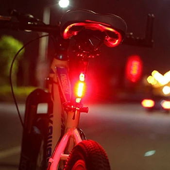 Bicykel zadné svetlo Nabíjateľná Zadné svetlo Požičovňa LED USB Chvost Bezpečnostné Upozornenie Požičovňa ľahké nepremokavé, Ľahké Cyklistické Príslušenstvo