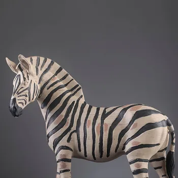 Kniha Polica Dekorácie, Ozdoby Kreatívne Retro Živice Zebra Socha & Sochy Zvierat Nábytok Domáce Dekorácie Artware Dary