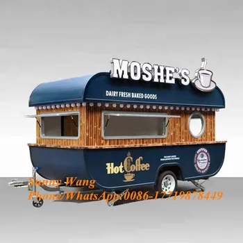 2019 Nehrdzavejúcej ocele zmrzliny,Hot dog,Hamburger mobile potravín trailer mobile potravín košíka fast food kamión na predaj