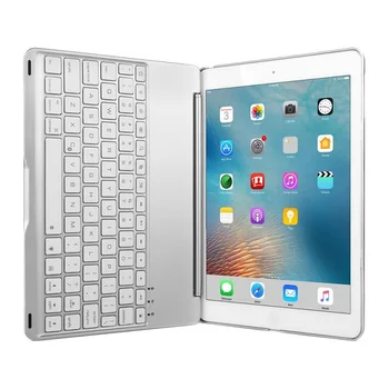 Hliníkový Kryt Pre iPad Pro 9.7 Klávesnica Prípade Bluetooth Klávesnica s podsvietením Folio Kryt puzdro Pre iPad Vzduchu 2 9.7 Palca Klávesnice