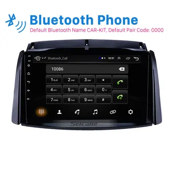 Seicane 9 palcový Android 9.1 Auto Jednotky Rádio pre 2009-2016 Renault Koleos GPS Navigácie USB, AUX podporu Carplay DVR OBD Digitálna TELEVÍZIA