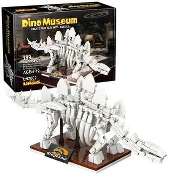 Stavebným hračky Jurský sveta dinosaurov fosílnych kostra Tyrannosaurus montáž stavebné bloky vzdelávací Model