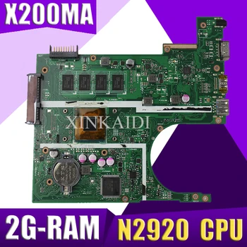 XinKaidi X200MA Notebook základná doska pre ASUS X200MA F200M F200MA Test pôvodný dosky 2G-RAM N2920 4 jadrá CPU