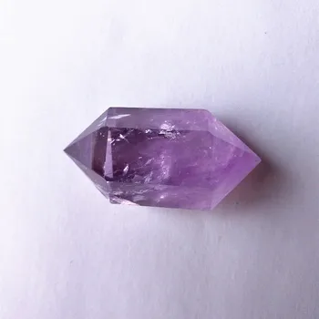 Prírodné ametyst crystal bod krásna farba amethyst quartz prútik bod 25g