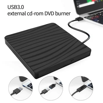 USB 3.0 Externý Napaľovačka diskov DVD Writer Rekordér DVD Prehrávač MAC OS Windows XP/7/8/10 ABS Plast RW Optická Jednotka CD/DVD ROM