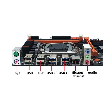 X99 DDR3 MINI LGA2011-3 základnej Doske Počítača Dual Channel Memory M. 2 Rozhranie