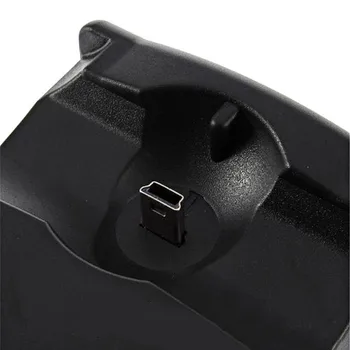 Pre PS3 Move Controller EDAL Rukoväť nabíjačku USB Port Nové 2v1 Stojí USB Dual Double Nabíjacej Stanice, Nabíjací Stojan Dock