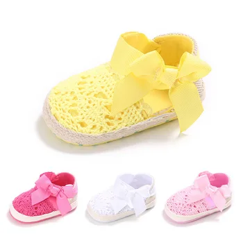 Letné žena dieťa duté luk 0-1 mäkké dno dieťa, batoľa topánky