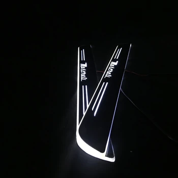 RQXR led pohybujúce sa dvere šúchať pre Maserati GT dynamické dvere, parapetné dosky ploché podšívka prekrytia prúdi/pevný svetla, 2ks