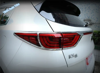 Lapetus Exteriér ! Auto Styling ABS Chrome Zadný Kufor, zadné Svetlá na Čítanie Kryt Trim 4 Ks / Set Pre KIA Sportage 2016 2017 2018