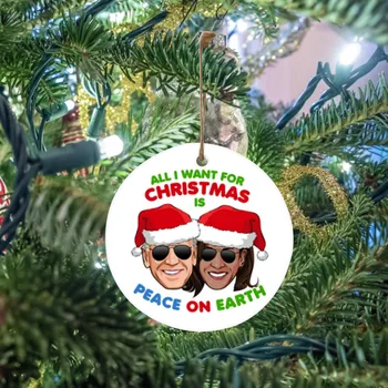 Hot Predaj Vianočného Stromu Visí Ozdoby, Drevené Charakter Vzor Dekorácie Na Vianočný Večierok Slávnostné Príslušenstvo Navidad