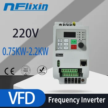 Frekvencia 220 3 fázy Mini VFD Frekvenčného meniča Converter pre Motorové Ovládanie Rýchlosti Frekvenčný Menič