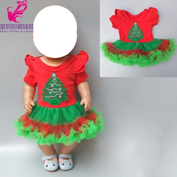 Santa Claus klobúk pre 43 cm bábiky Vianočné šaty pre 18