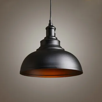 Prívesok Svetlá Loft Priemyselné Vintage Prívesok Lampa Office Tvorivé Edison Kovaného Železa Jeden Vedúci Retro Pozastavenie Svietidlo