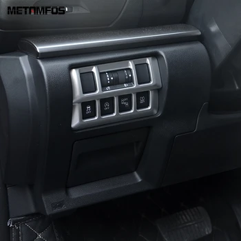 Pre Subaru XV Crosstrek SUV 2018 2019 2020 Vedúci Svetlo Lampy Tlačidlo Spínača Kryt Výbava Uhlíkových Vlákien Príslušenstvo Auto Styling