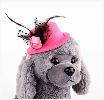 Multicolor psa klobúky aristokratickej spp dámy klobúky Psov gentleman pokrývku hlavy na dresing pes, mačka cosplay accessorries